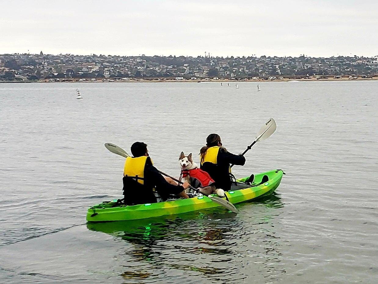 Kayaking on Mission Bay