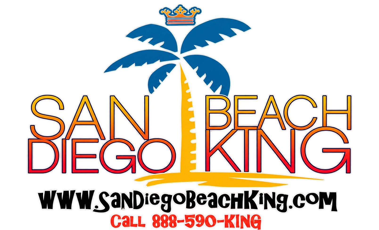 San Diego Beach King — Call 888-590-KING